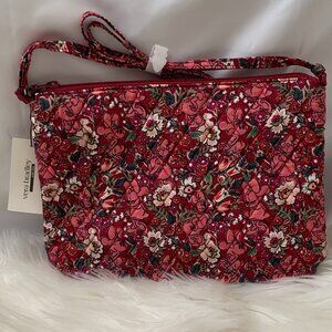 VERA BRADLEY X DISNEY Minnie Mouse & Daisy Duck Hidden Hearts Large Hipster Bag